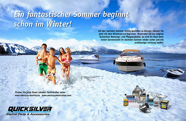 Quicksilver Winterservice bei Bootscenter Keser